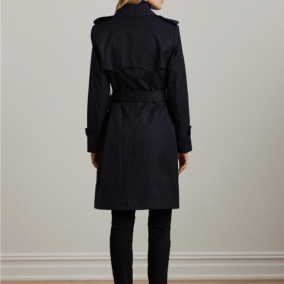 Ralph Lauren Belted Water Resistant Double-Breasted Trench Coat - Picture 5 of 5